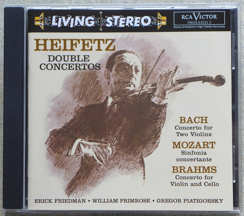 Heifetz double concertos - heifetz,